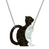Erstwilder Purrfectly Content Cat Necklace^ Necklaces