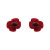 Erstwilder Remembrance Poppy Stud Earrings^ Earrings