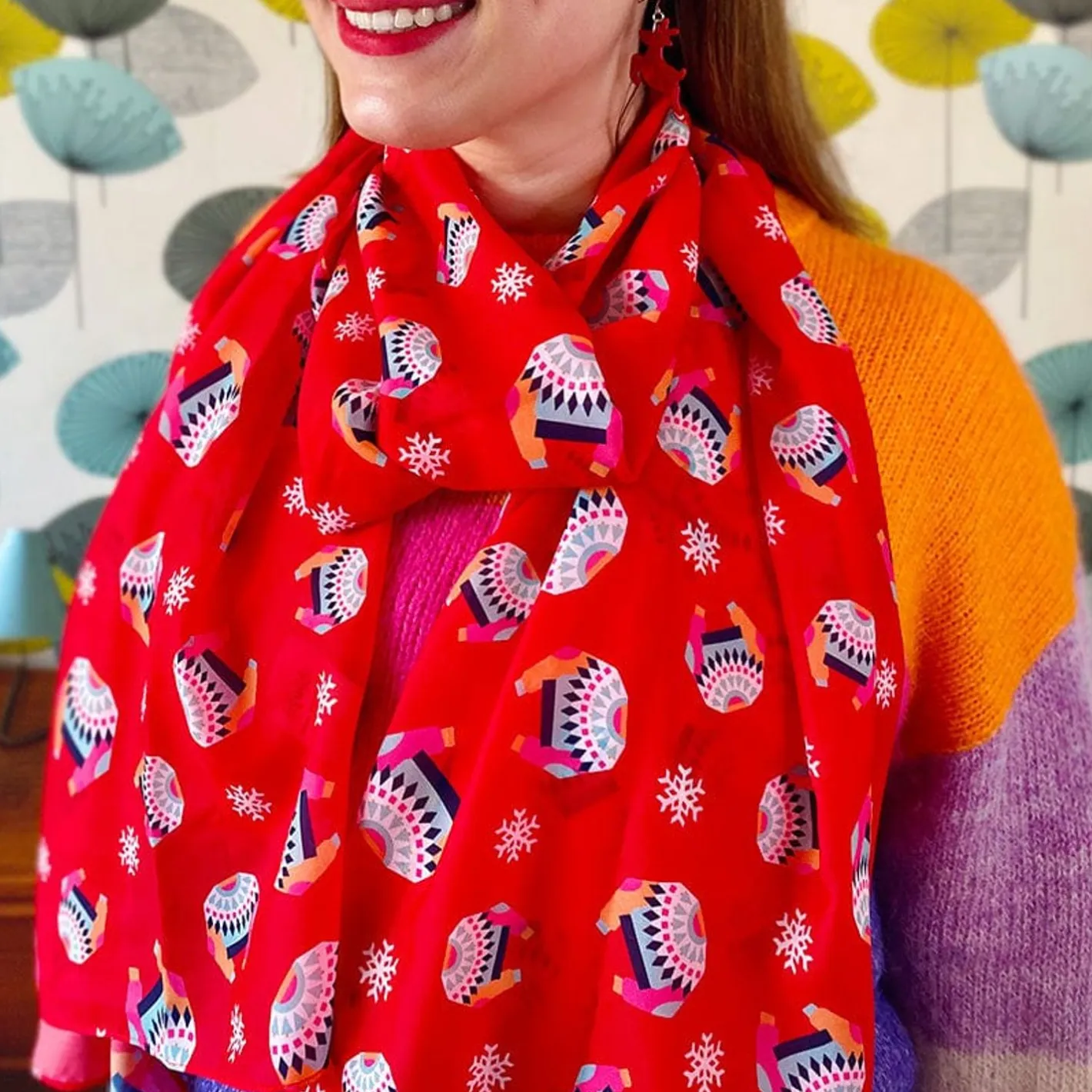Erstwilder Seasonal Sweater Neck Scarf^ Scarves