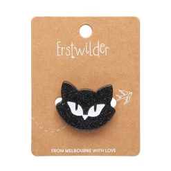 Erstwilder Shadow The Cat Mini Brooch^ Brooches