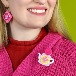 Erstwilder Short, Stout And Cosy Brooch^ Brooches