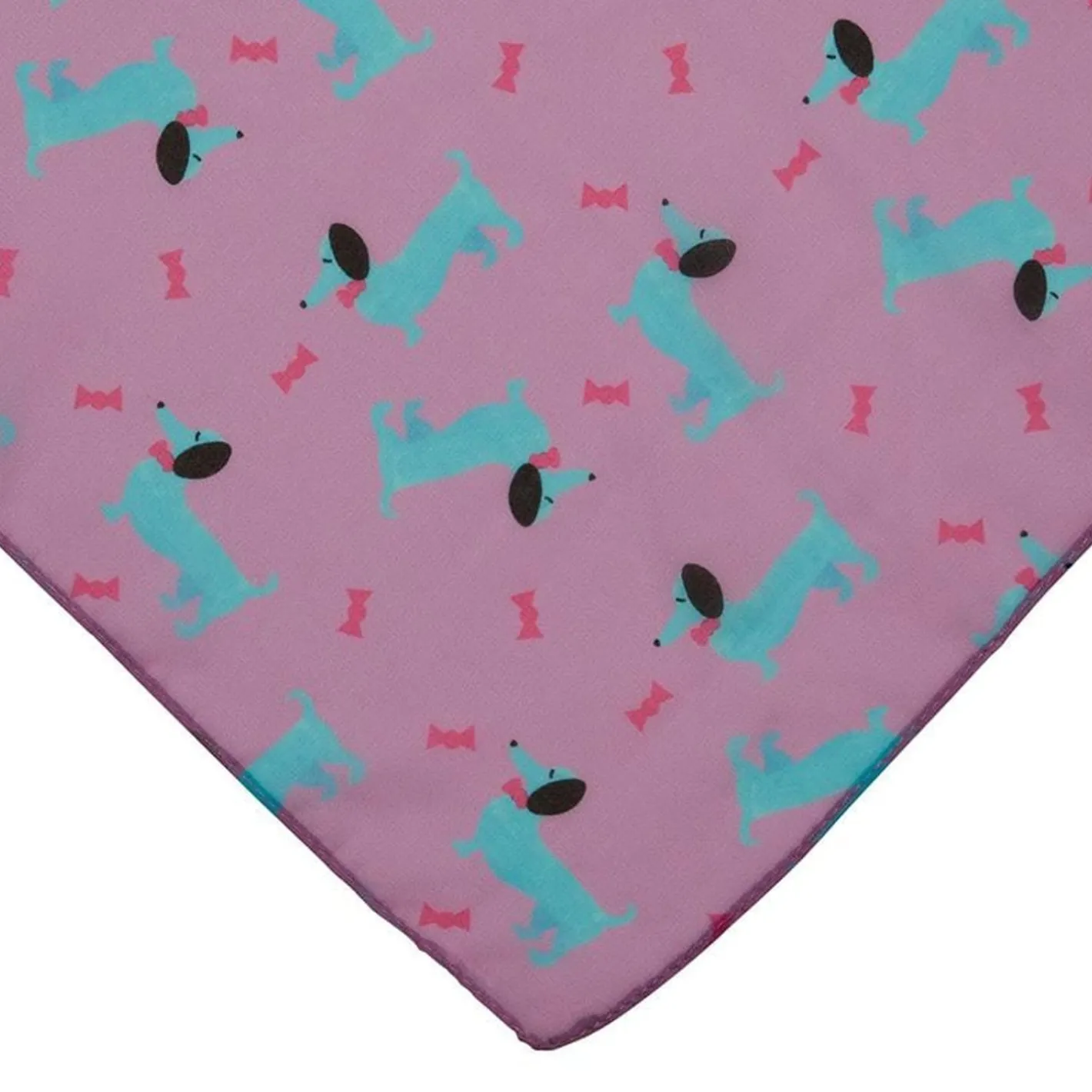 Erstwilder Spiffy The Sausage Dog Head Scarf^ Scarves