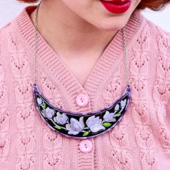 Erstwilder Steel Magnolias Necklace^ Necklaces