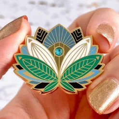 Erstwilder The Blue Lotus Enamel Pin^ Enamel Pins