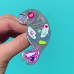 Erstwilder The Dutiful Dugong Brooch^ Brooches