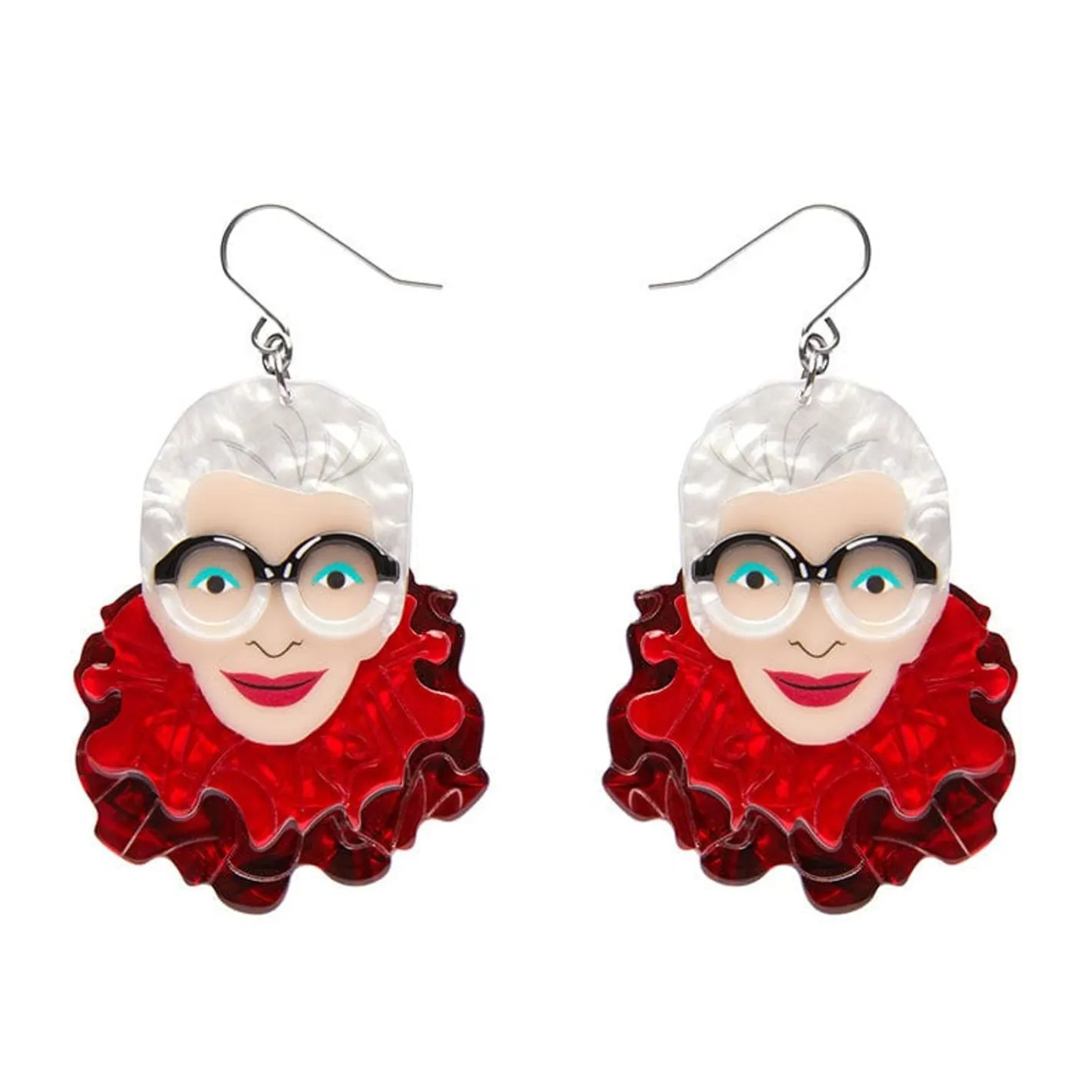 Erstwilder The Face Of Style Iris Drop Earrings^ Earrings