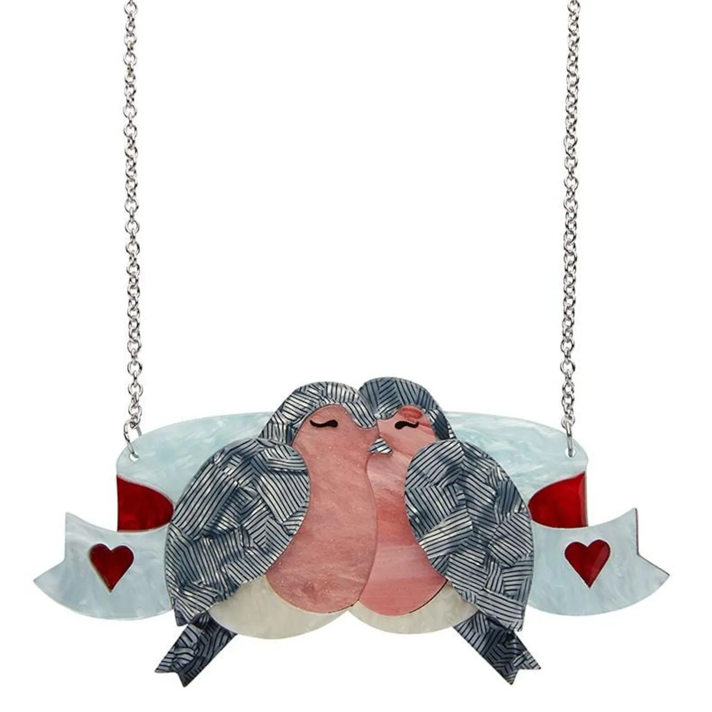 Erstwilder The Lovebirds Necklace^ Necklaces