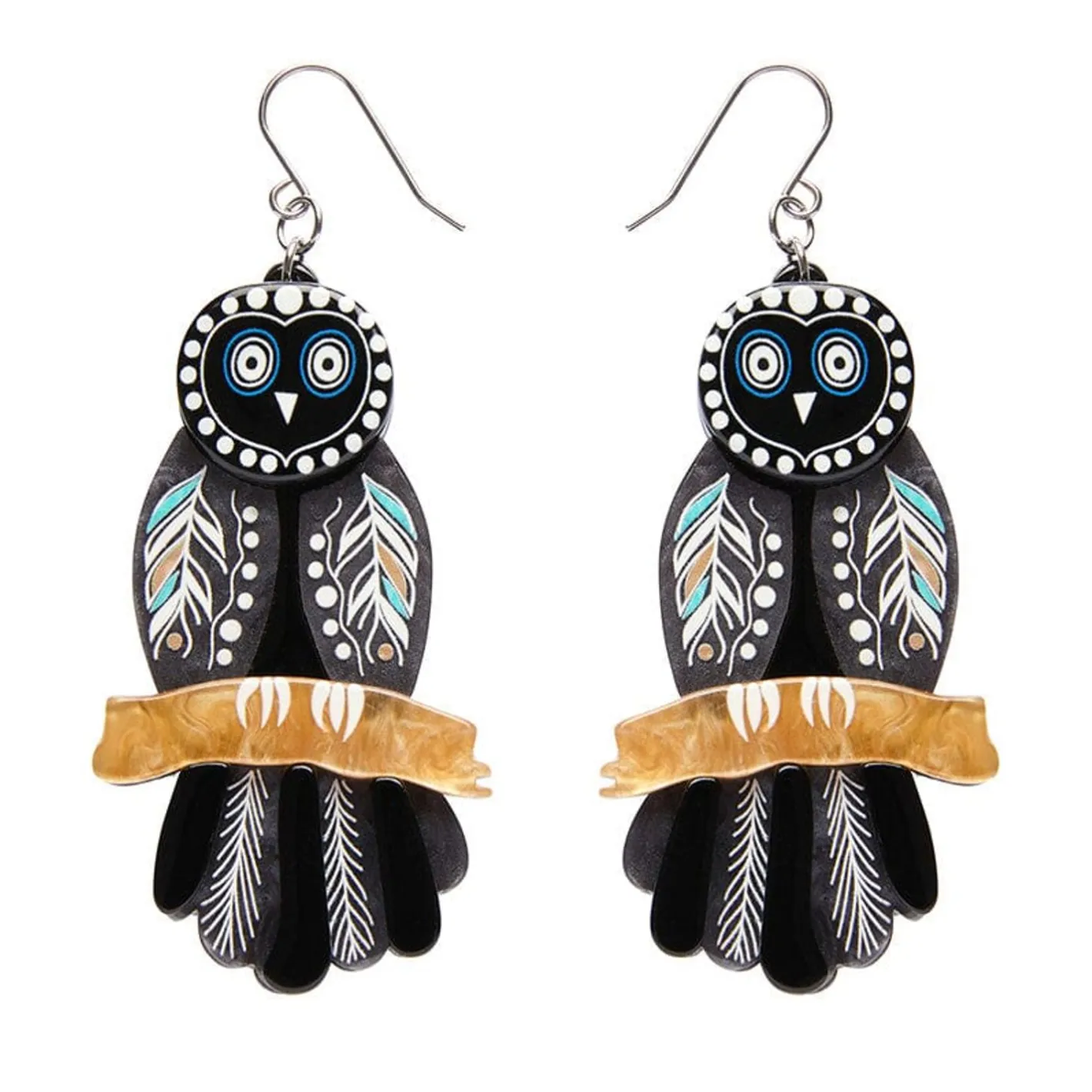 Erstwilder The Owl 'Gugu' Earrings^ Earrings