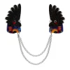Erstwilder The Rare Red-Tail Cockatoo Cardigan Clips^ Brooches