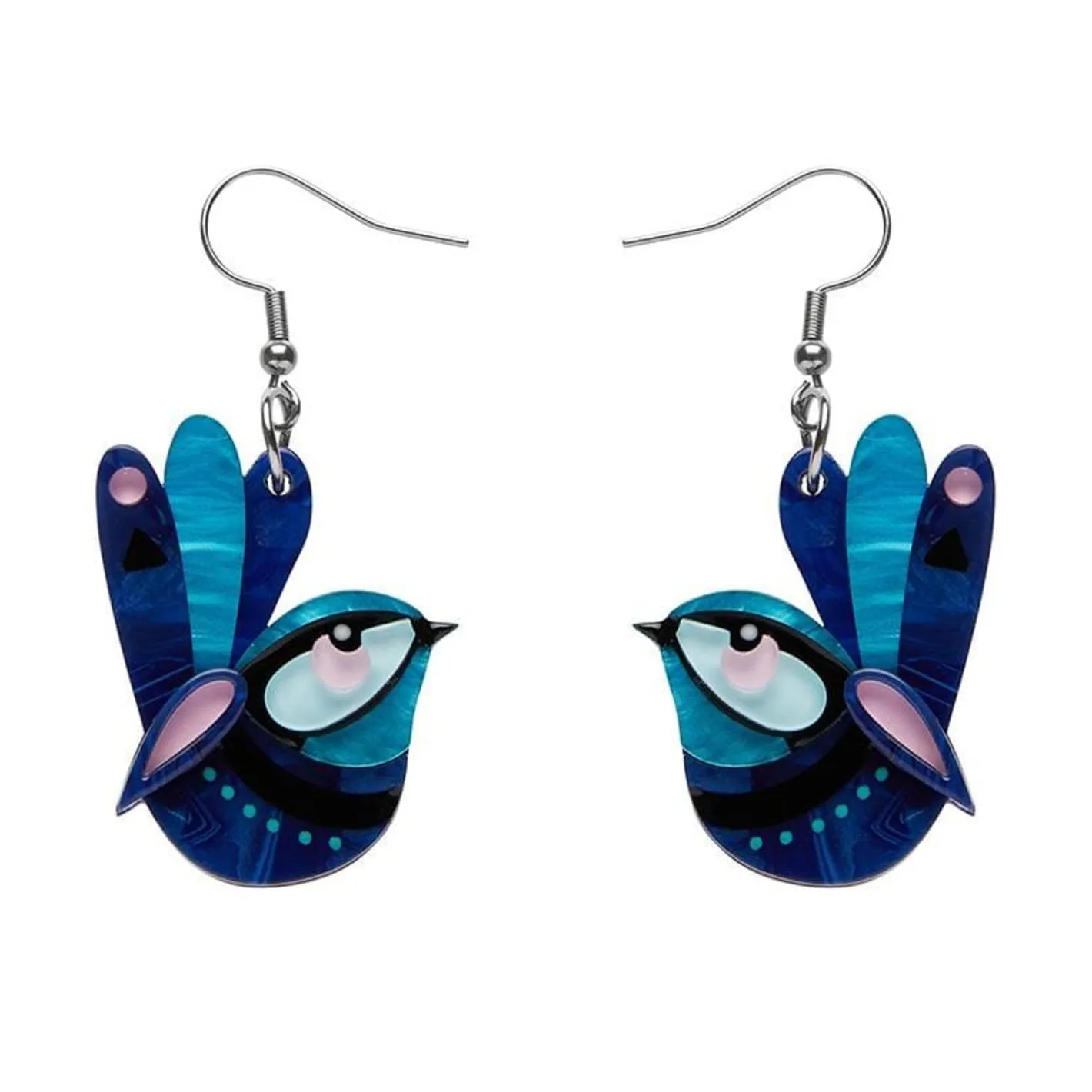 Erstwilder The Splendid Fairy Wren Earrings^ Earrings