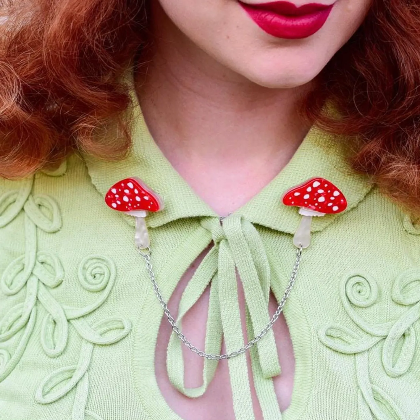 Erstwilder The Spore The Merrier Cardigan Clips^ Brooches