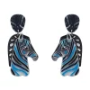 Erstwilder The Zealous Zebra Earrings^ Earrings