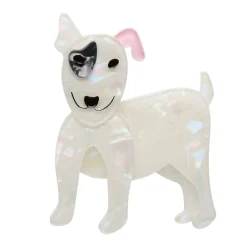 Erstwilder Willie The White Dog Brooch^ Brooches