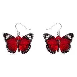 Erstwilder Wings Laced In Red Earrings^ Earrings