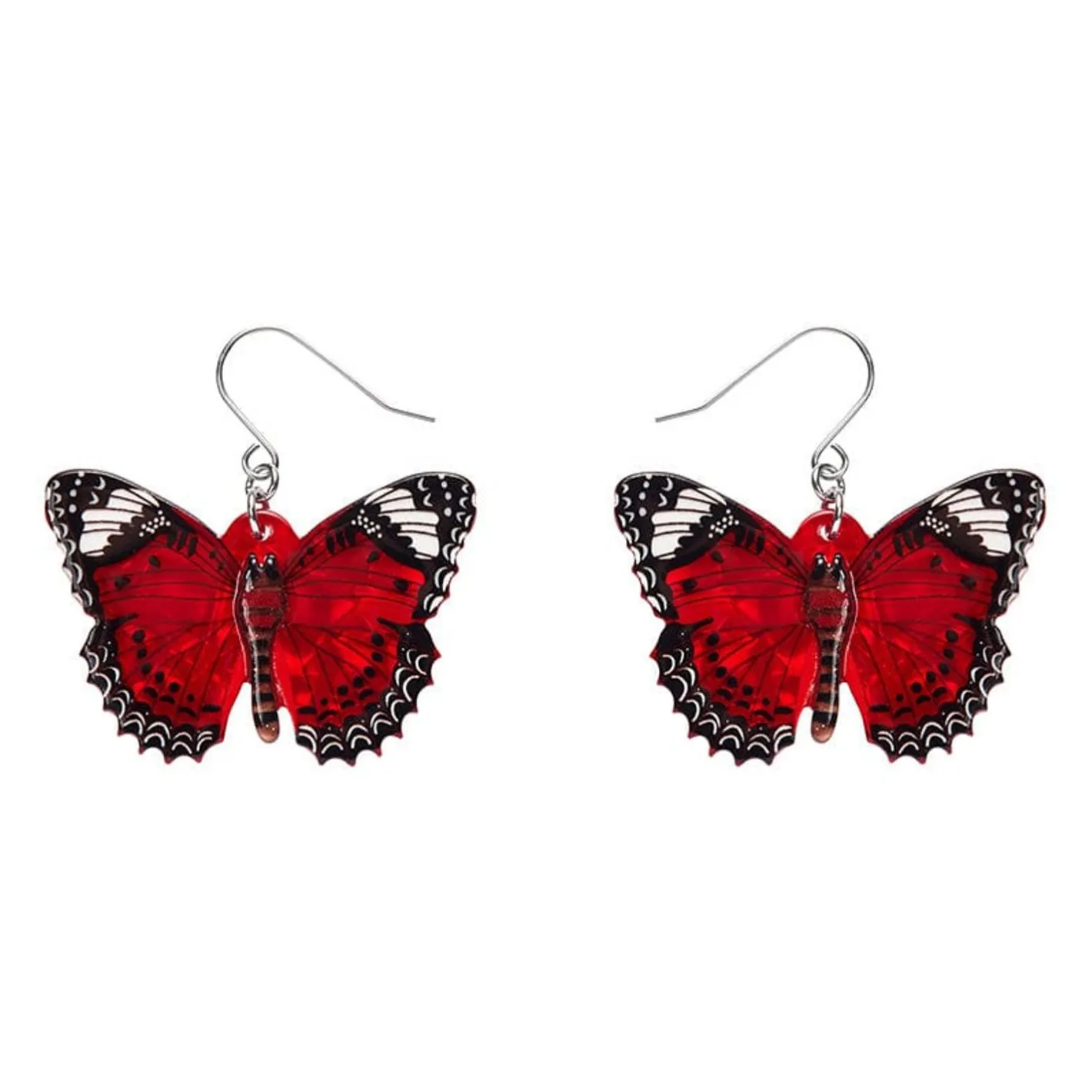 Erstwilder Wings Laced In Red Earrings^ Earrings