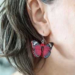 Erstwilder Wings Laced In Red Earrings^ Earrings